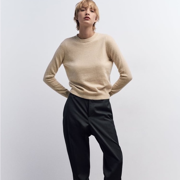 Zara 100% Cashmere Knit Sweater - Picture 1 of 11
